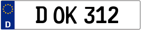 Truck License Plate